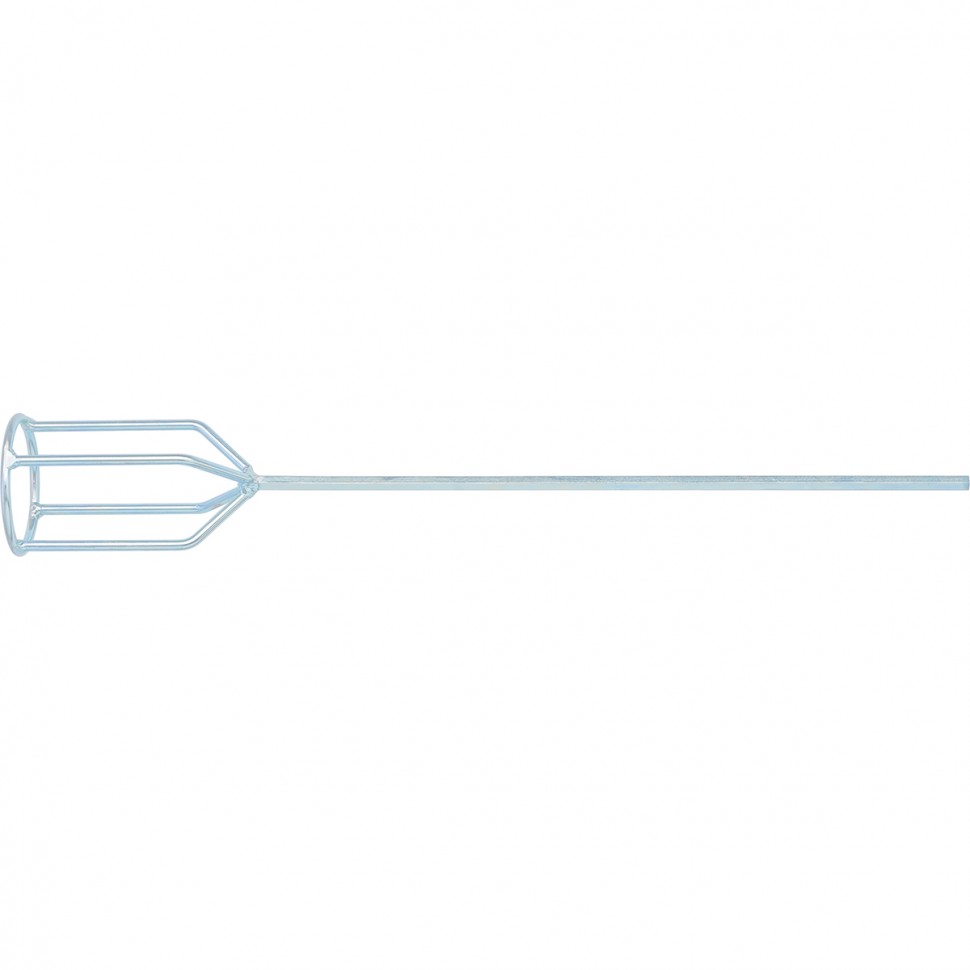 Фото Миксер для гипсовых смесей, 80 х 530 мм, оцинкованный, шестигранный хвостовик 8 мм Matrix