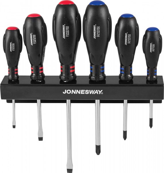 Фото Набор отверток стержневых HERCULES, 6 предметов, Jonnesway