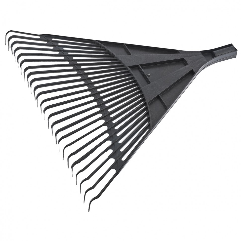 Фото Грабли веерные пластиковые, 600 мм, 24 плоских зуба, без черенка, Россия Сибртех