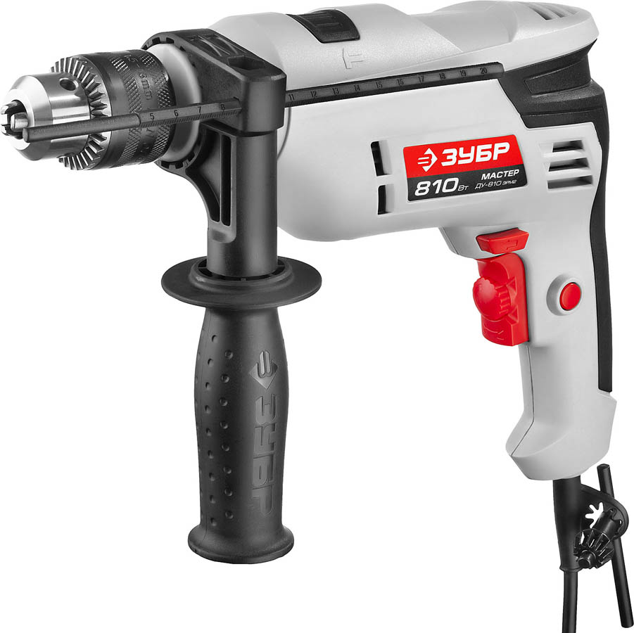 Фото ЗУБР 810 Вт, дрель ударная ДУ-810 ЭРМ2 Мастер