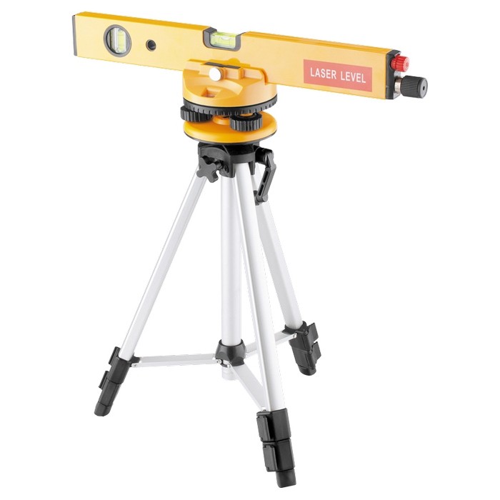 Фото Уровень лазерный, 400 мм, 1050 мм штатив 3 глазка, набор в пласт. бокс Matrix