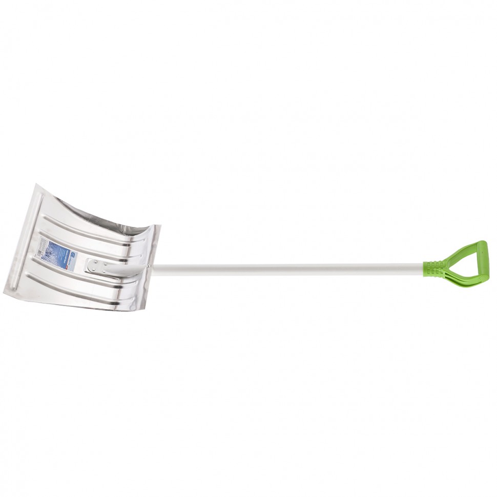 Лопата алюминиевая 410 х 380 мм с черенком, Россия Сибртех