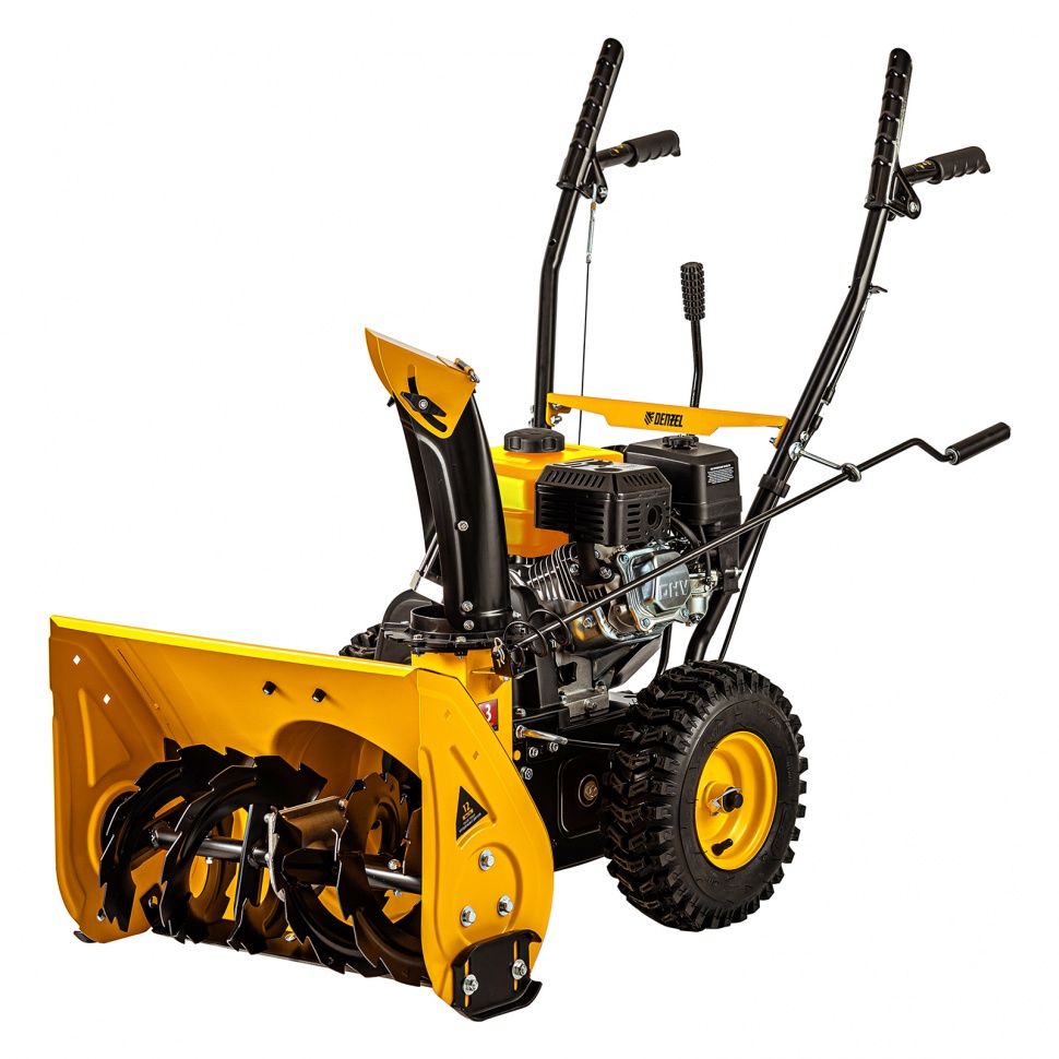 Фото Бензиновая снегоуборочная машина SB 560, 212 cc, ручной старт Denzel