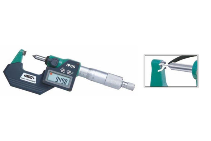Микрометр для измерения высоты обжима цифровой 75-100 мм INSIZE