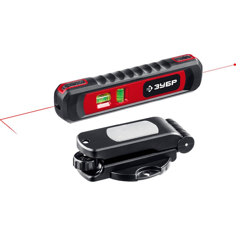 Уровень лазерный «ТЛ-8», точка + линия, подставка-штатив ЗУБР 34926 серия «МАСТЕР»