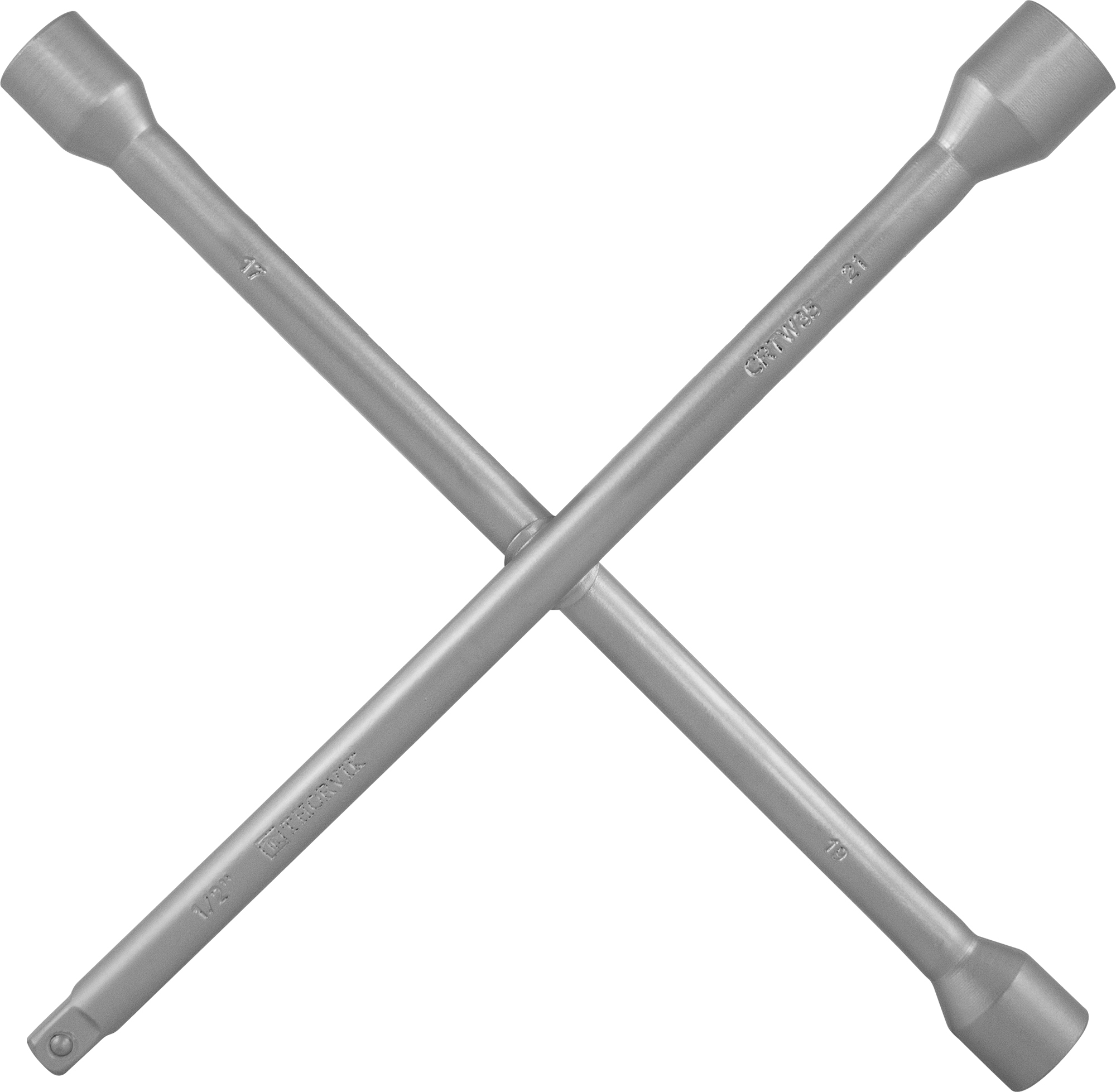 Фото Ключ баллонный крестообразный 17х19х21x1/2"DR, 350 мм, THORVIK