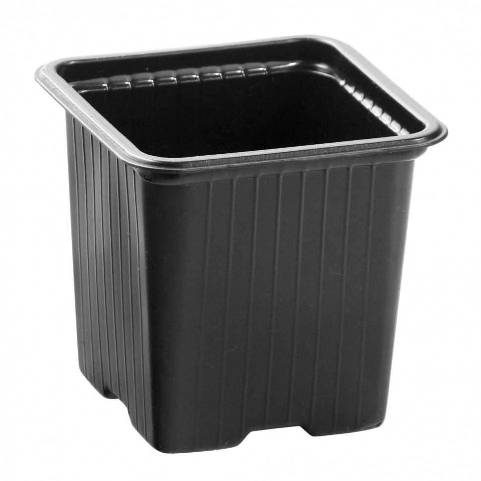 Фото Горшочек для рассады, 70 х 70 х 65 мм, полистирол, 5 шт. Россия