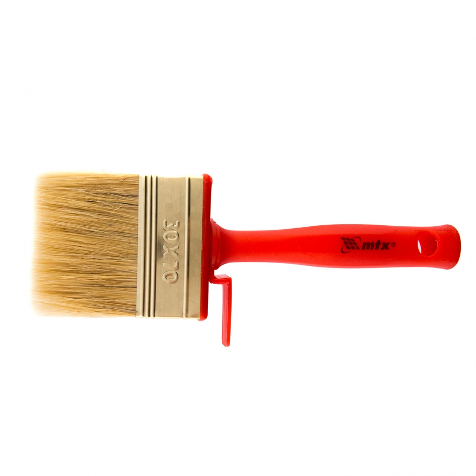 Фото Кисть-ракля, 30 х 70 мм, натуральная щетина, пластмассовый корпус, MTX