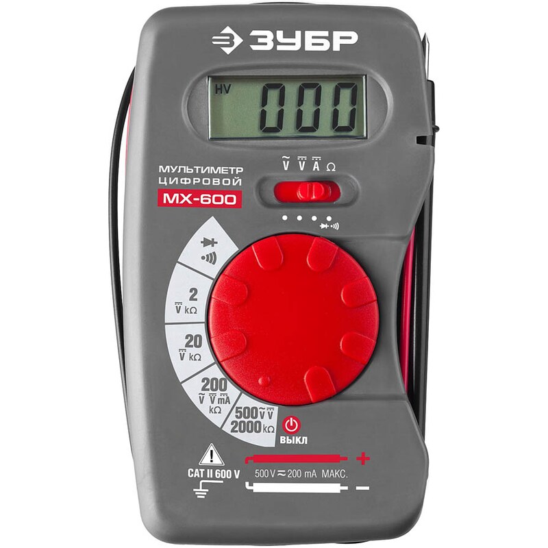 Мультиметры "МХ-600" цифровой серия МАСТЕР Зубр 59800