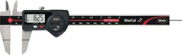 Фото Штангенциркуль с цифр. индикатором для канавок на валах с круглым глубиномером 150 мм