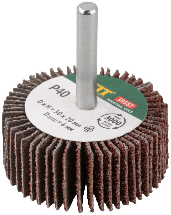 Фото Диск лепестковый для дрели радиальный 50х20х6 мм Р 40 FIT