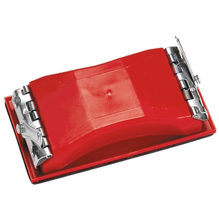 Фото Брусок для шлифования, 160 х 85 мм, пластиковый с зажимами Matrix