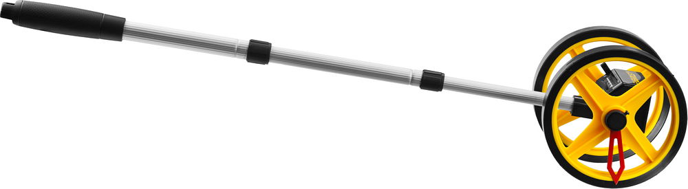 Мерительное колесо (аналоговый курвиметр) с телескопической рукояткой STAYER 0.1-10000 м, 34191 Professional