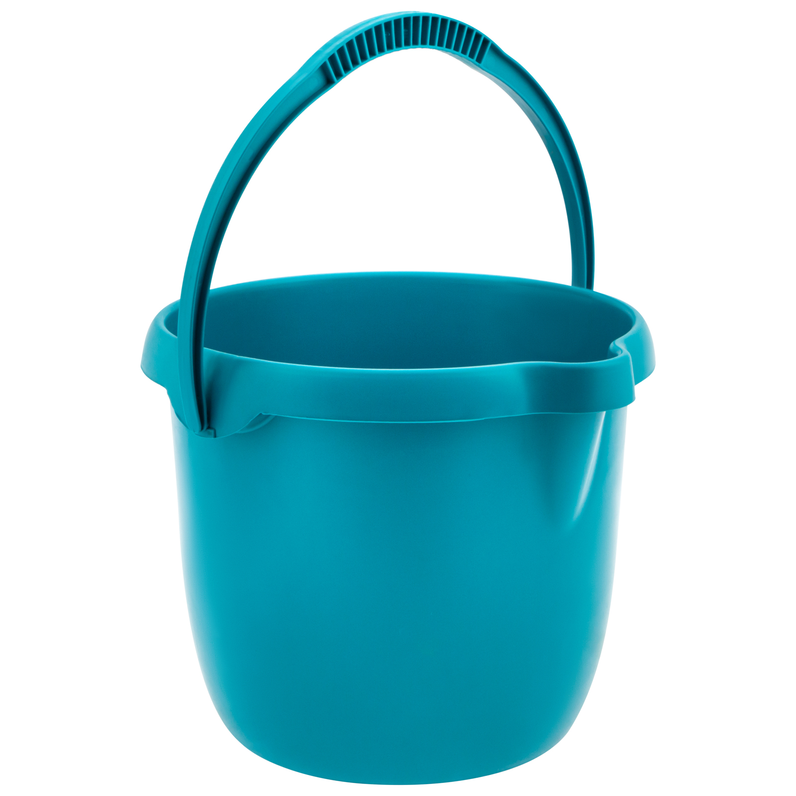 Фото Ведро пластмассовое круглое 12 л, бирюзовое, Home Palisad