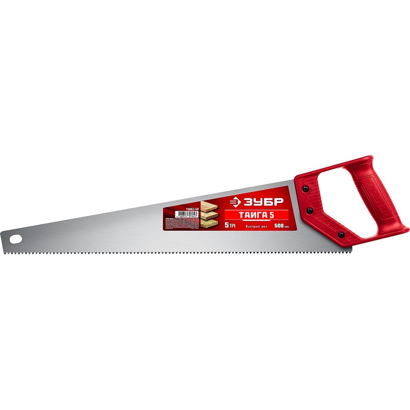 Фото Ножовка для быстрого реза Тайга-5 500 мм Зубр 15083-50