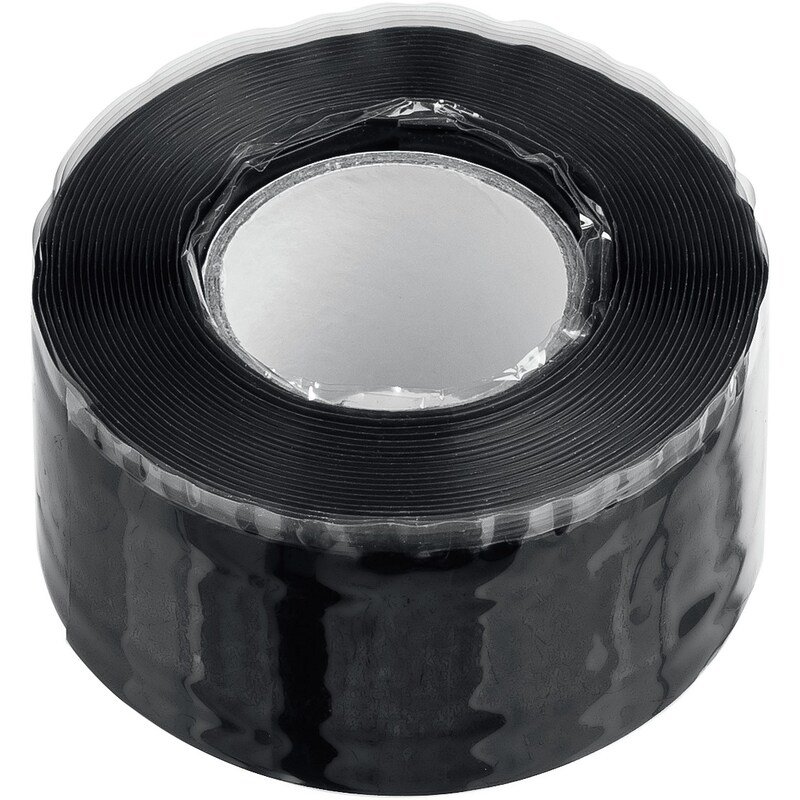 Фото Силикон черная самослипающаяся аварийно-ремонтная лента 3м х 25мм Зубр 12381-2