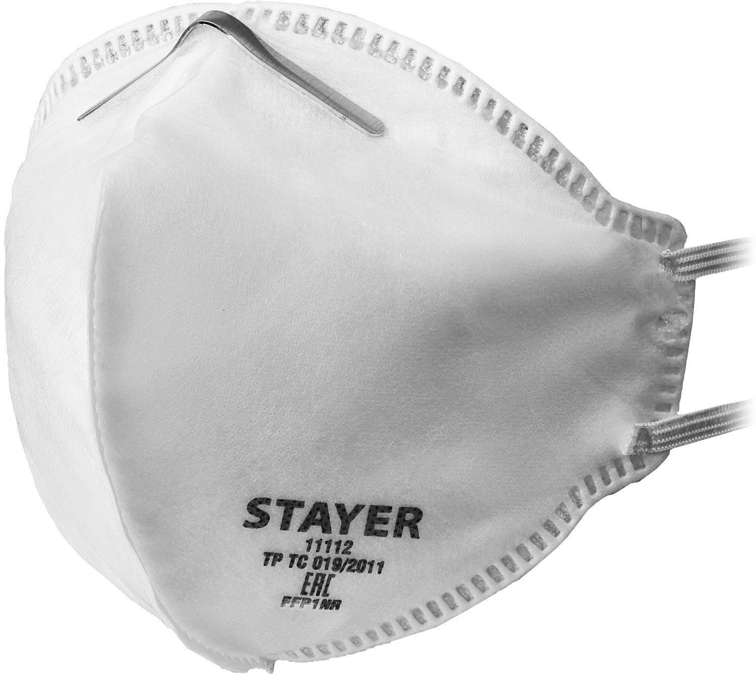 Фото Полумаска фильтрующая STAYER 11112_z01 класс защиты FFP1, плоская