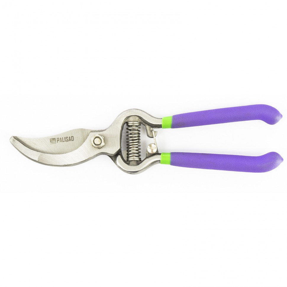 Фото Секатор прямого реза 200 мм, обрезиненные рукоятки Palisad