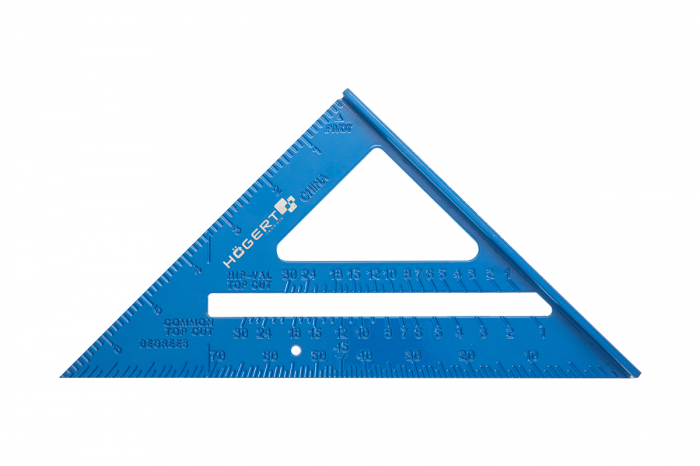 Угольник разметочный алюминиевый 180 мм HOEGERT