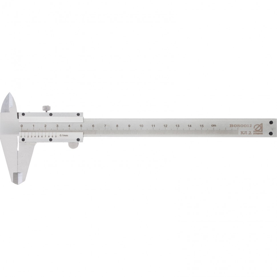 Штангенциркуль, 150 мм, цена деления 0,1 мм, класс 2, Эталон Россия