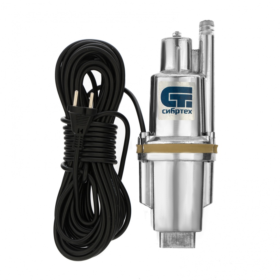 Вибр. насос СВН300-15, верх. забор, 300 Вт, напор 75 м, 1200 л/ч, кабель 15 м Сибртех