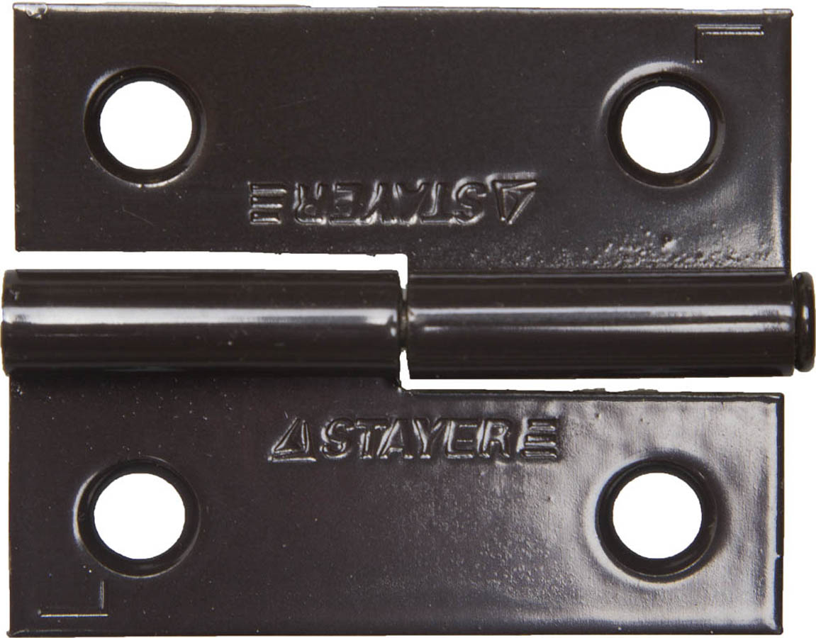 Фото Петля разъемная STAYER 50 x 43 x 1.8 мм, 1 шт., цвет коричневый, левая,37613-50-3L Master