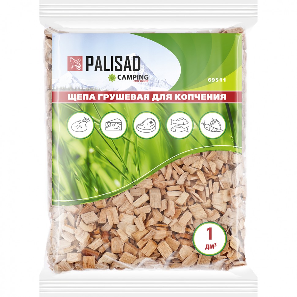 Фото Щепа грушевая для копчения, Россия Camping Palisad