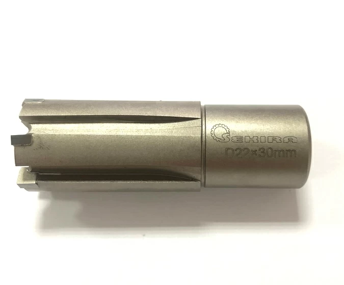 Фото Сверло корончатое для рельс 32мм l=30 хв. Weldon 19 с тв/спл.зуб. ВК8 Sekira