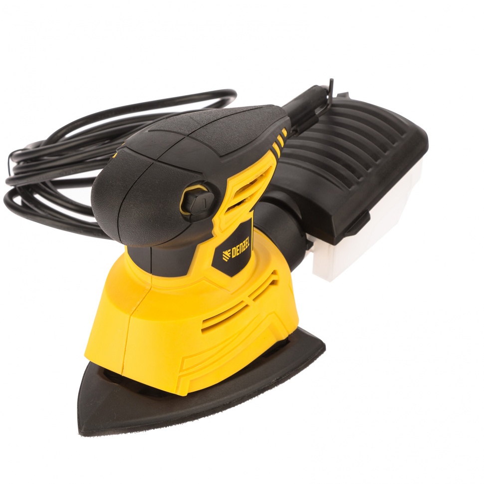 Фото Машина плоскошлифовальная вибрационная 2 в 1 VDS-2, 130 Вт, 14000 об/мин Denzel