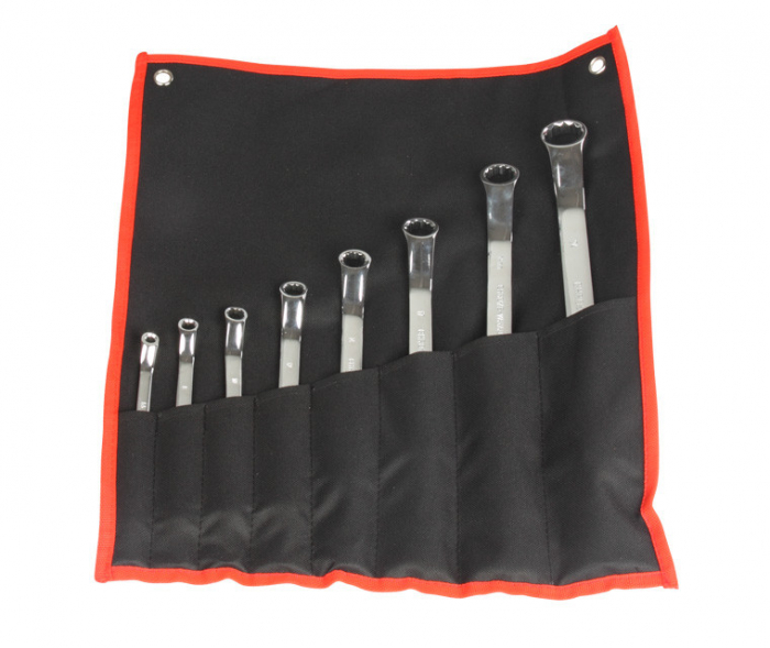 Набор ключей накидных 6-22мм (8шт) Cr