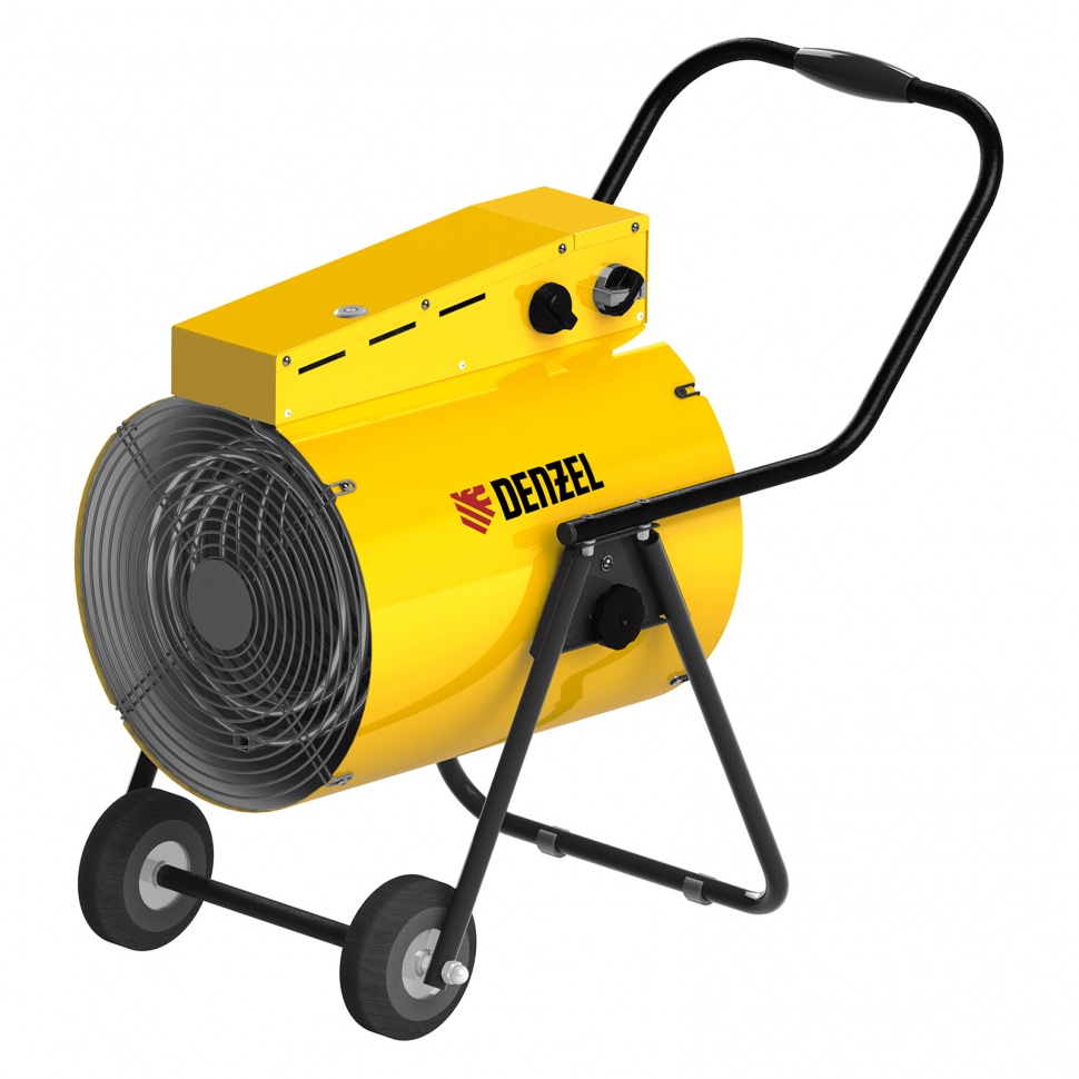 Фото Тепловая пушка SFH-15000, 400 В, 1600 м3/ч, вентилятор 3 режима, 9000/15000 Вт Denzel
