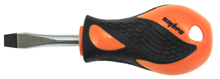 Отвертка стержневая шлицевая BASIC, SL6.5х38 мм, Ombra