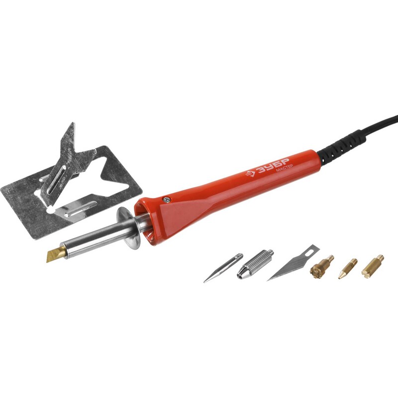 Фото Прибор для выжигания с набором насадок, серия МАСТЕР Зубр 55426