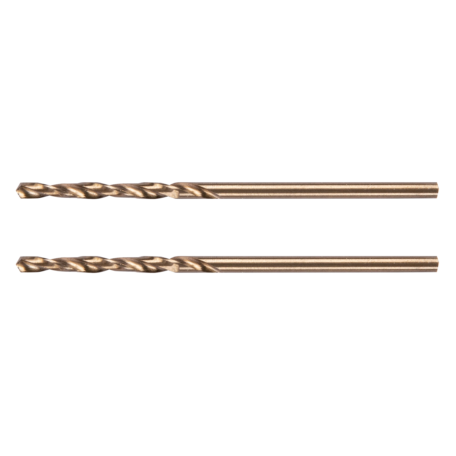 Сверло по металлу 2 мм, HSS Co-8%, 2 шт. Denzel