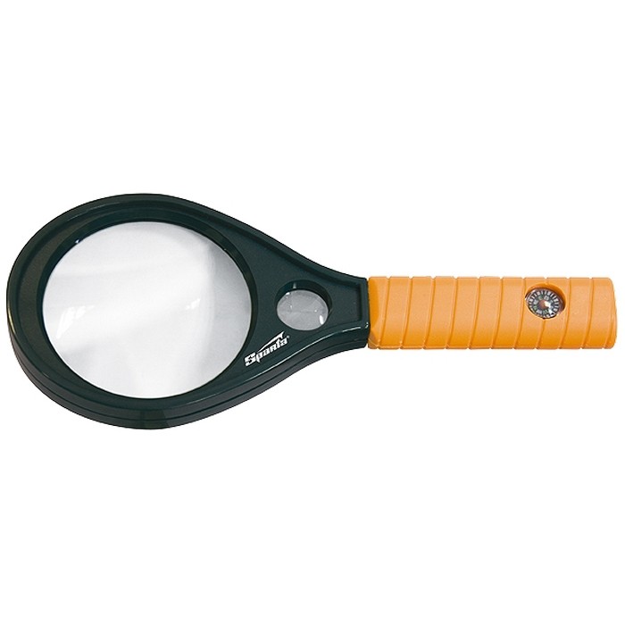 Фото Лупа 4 кратная и 6 кратная, D 70 и 20 мм, с рукояткой Sparta