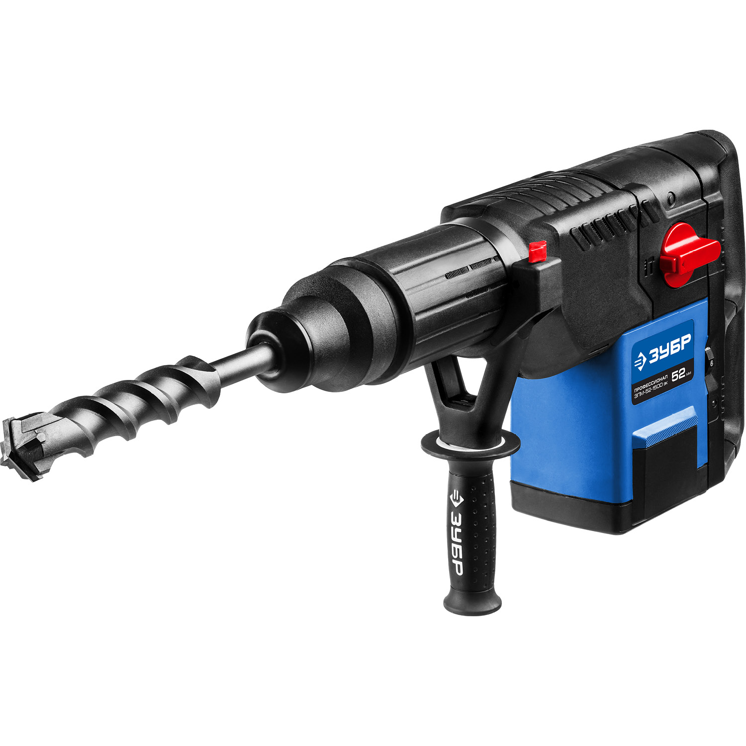 Фото Перфоратор вертикальный ЗПМ-52-1500 ЭК Профессионал ЗУБР 1500 Вт, 120-280 об/мин, 1100-2250 уд/мин, SDS-Max, кейс