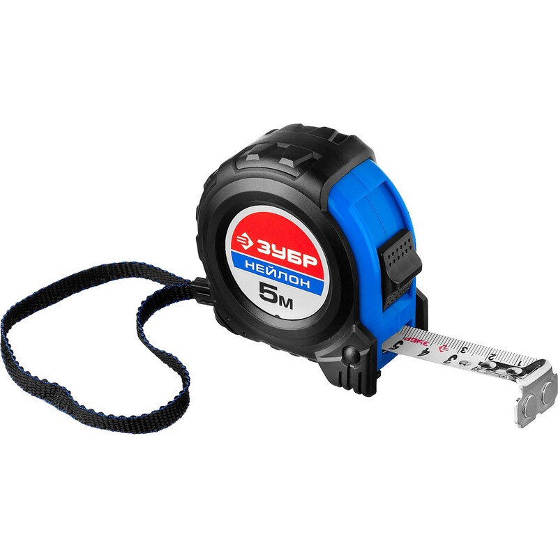 Фото Рулетки с нейлоновом покрытием ПРОФИ ЗУБР 34056-05-19 серия «ПРОФЕССИОНАЛ»