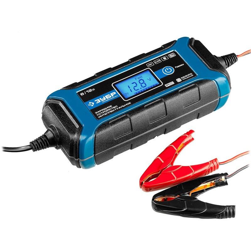 Фото Зарядное устройство 4 А серия ПРОФЕССИОНАЛ Зубр 59300