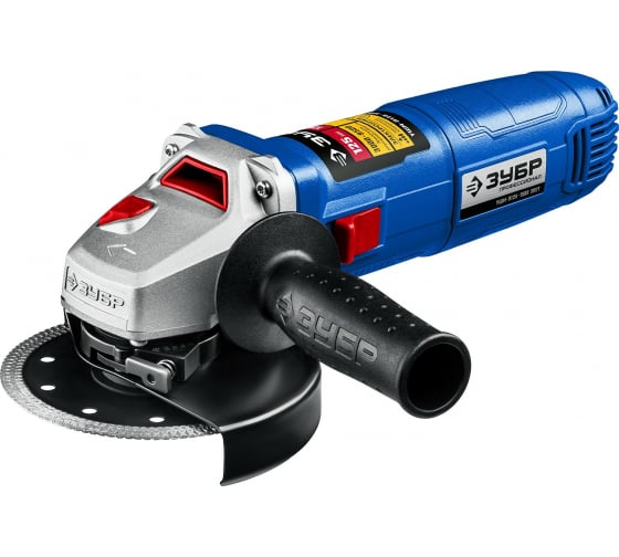 Углошлифовальная машина (болгарка) УШМ-П125-1500 ЭПСТ Профессионал ЗУБР 1500 Вт, 125 мм