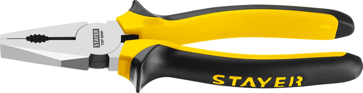 Фото Плоскогубцы комбинированные STAYER 200 мм, TOPGrip 2205-1-20_z02
