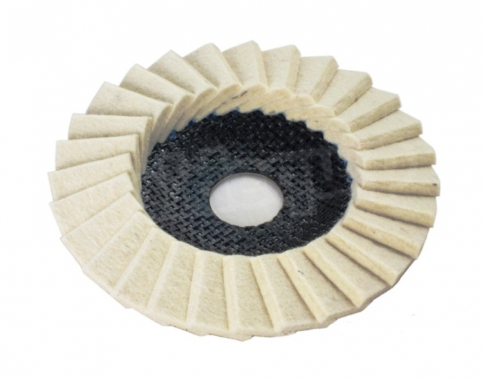 Фото Круг полировальный лепестковый (войлочный) 150х15хМ14мм (БАЗ)