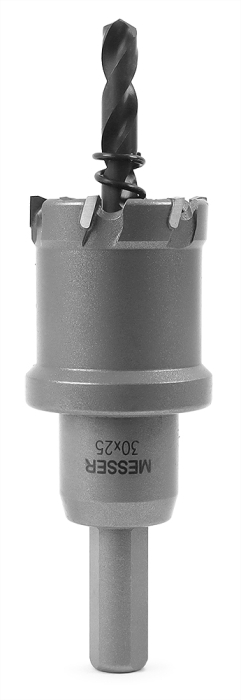 ТСТ коронка 29X25 с центрирующим сверлом и толкающей пружиной Messer