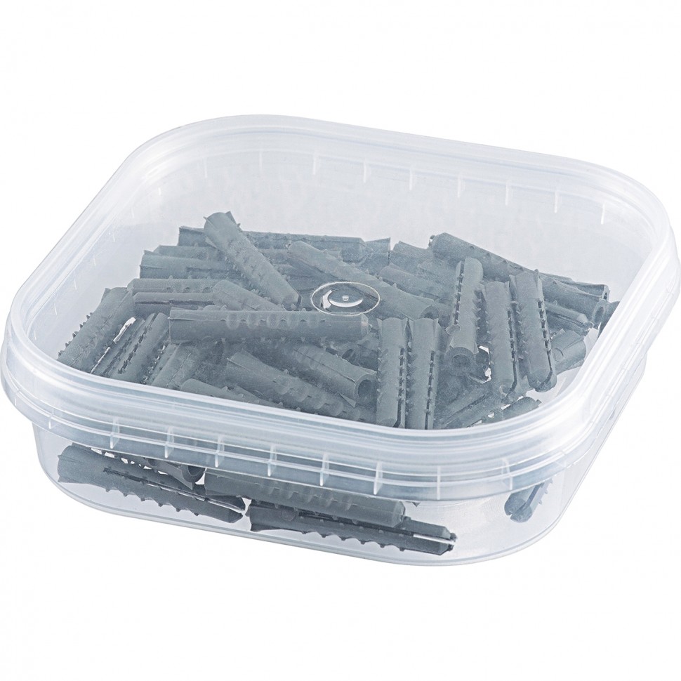 Дюбель, 10 x 60 мм, "Еж" распорный полипропиленовый, 500 шт Сибртех