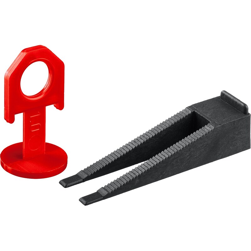 Система выравнивания плитки комплект: 250+250 шт (1,0 мм зажим + клин) Зубр 33851-H250