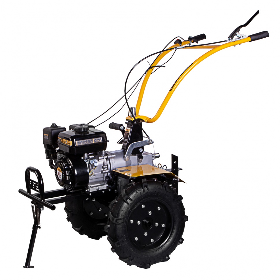 Фото Мотоблок DPT-370X, 7 л.с, дисковое сцепление, ширина 90 см, глубина 35 см, фрез 3 х 4, ВОМ, передачи 3В/1Н Denzel