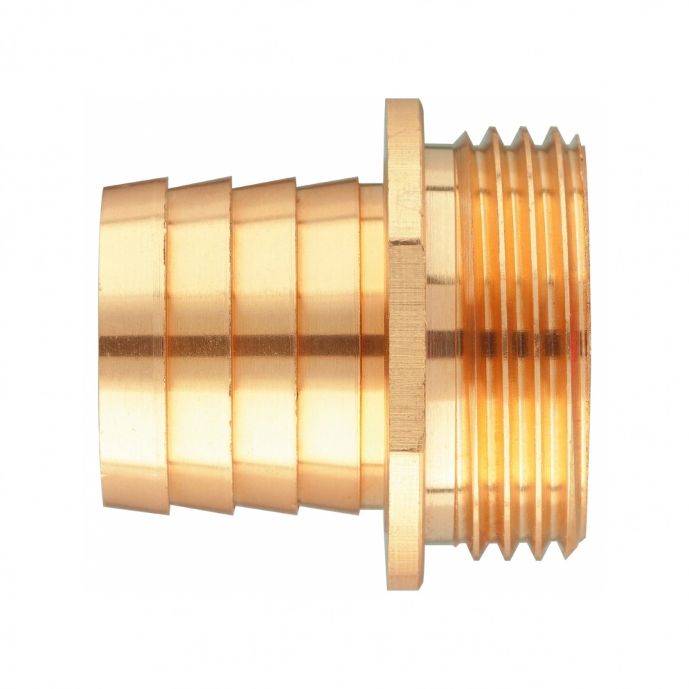 Фото Штуцер для шланга 1 с наружной резьбой G1 Denzel