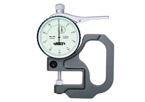Толщиномер индикаторный ТР-10, 0-10мм, 0.01мм, ±0.02мм, INSIZE