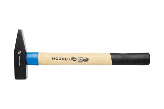 Молоток слесарный кованый 500 г, с деревянной рукояткой HOEGERT