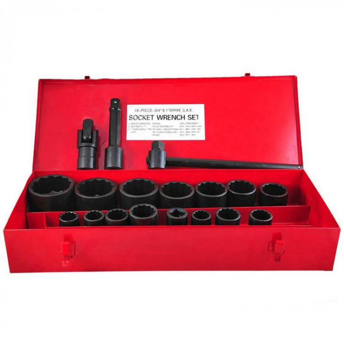 Набор торцевых головок №8 30-80 (19 пред.)