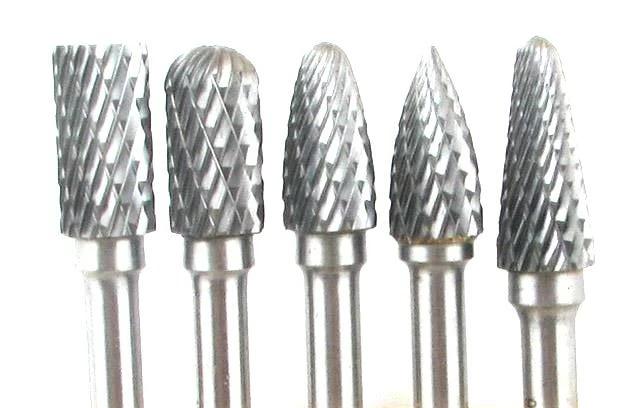 Фото Набор борфрез твердосплавных по мет. ВК8 12мм Х-образная насечка (5шт)